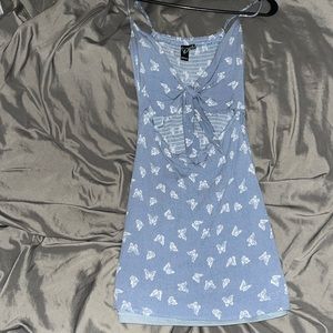 Butterfly cutout dress.